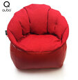Кресло-мешок Qubo™ Shell Strawberry, красное