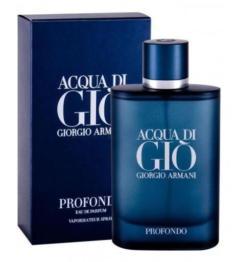 Parfüümvesi Giorgio Armani Acqua Di Gio Profondo EDP meestele 200 ml цена и информация | Meeste parfüümid | kaup24.ee