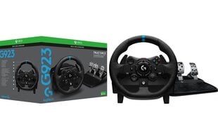 Logitech G923 941-000158 цена и информация | Игровые рули | kaup24.ee