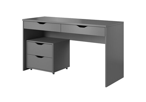 Письменный стол Laski Meble Mati, серый цена и информация | Компьютерные, письменные столы | kaup24.ee