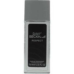 Spreideodorant David Beckham Respect meestele 75 ml цена и информация | Парфюмированная косметика для мужчин | kaup24.ee