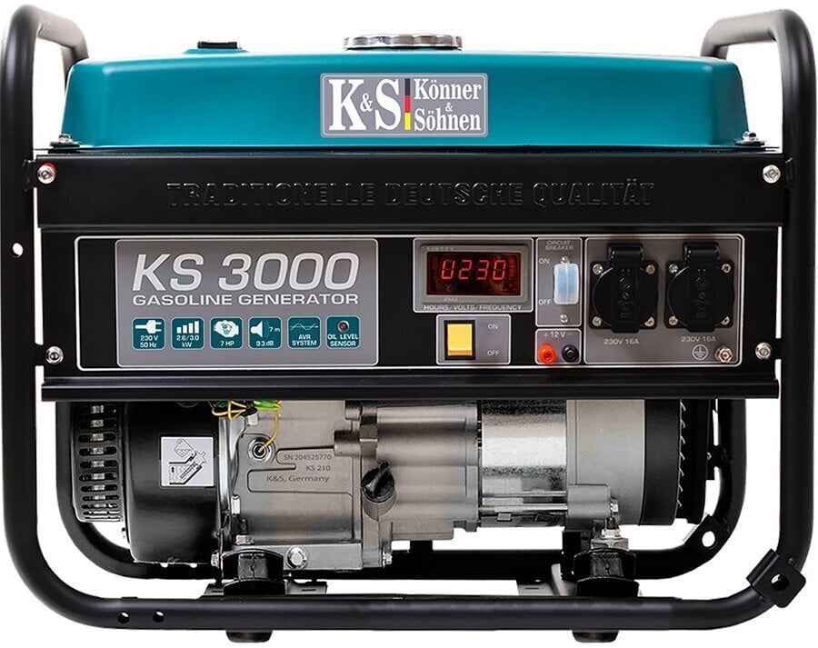 Bensiinigeneraator KS3000 hind ja info | Generaatorid | kaup24.ee