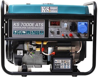 Bensiinigeneraator KS7000E ATS hind ja info | Generaatorid | kaup24.ee