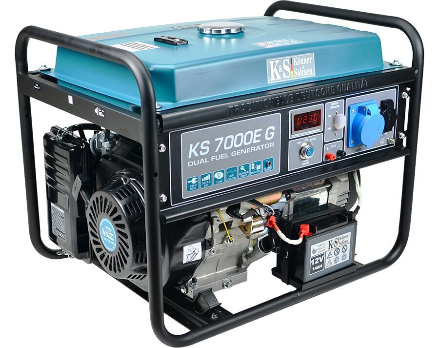 Bensiini/LPG Generaator KS7000E-G hind | kaup24.ee