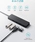 Anker Slim 4-Port USB 3.0 Data Hub hind ja info | USB jagajad, adapterid | kaup24.ee