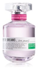 Туалетная вода Benetton United Dreams Love Yourself EDT для женщин 80 мл цена и информация | Женские духи | kaup24.ee