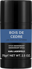 Pulkdeodorant Karl Lagerfeld Bois De Cedre meestele 75 g цена и информация | Парфюмированная косметика для мужчин | kaup24.ee