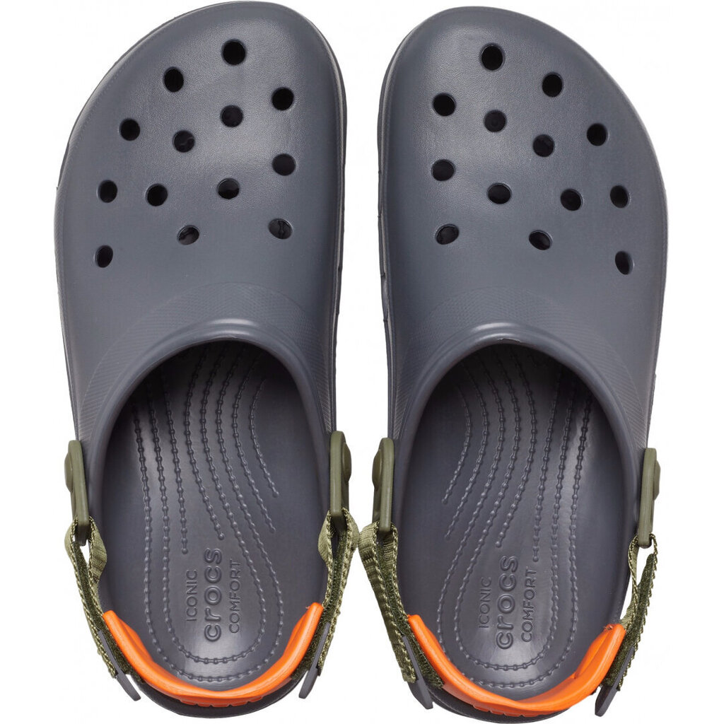 Crocs™ meeste vabaajajalatsid CLASSIC ALL TERRAIN, hall цена и информация | Meeste plätud, sussid | kaup24.ee