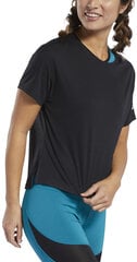 Naiste pluus Reebok Wor Comm Poly Tee, must цена и информация | Женские футболки | kaup24.ee