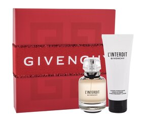 Komplekt Givenchy L'Interdit: EDP naistele 50 ml + kehakreem 75 ml hind ja info | Naiste parfüümid | kaup24.ee