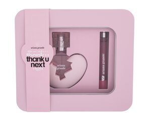 Komplekt Ariana Grande Thank U Next: EDP naistele 30 ml + EDP naistele 10 ml hind ja info | Naiste parfüümid | kaup24.ee