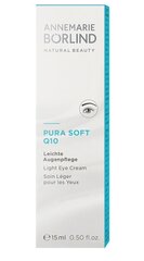 Увлажняющий крем для глаз Annemarie Borlind Pura Soft Q10 Light 15 мл цена и информация | Сыворотки, кремы для век | kaup24.ee