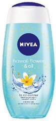 Гель для душа Nivea Hawaii Flower&Oil, 250мл цена и информация | Масла, гели для душа | kaup24.ee