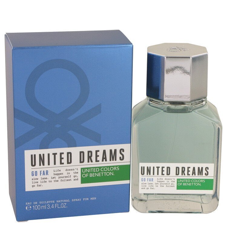 Tualettvesi Benetton United Dreams Go Far EDT meestele 100 ml hind ja info | Meeste parfüümid | kaup24.ee