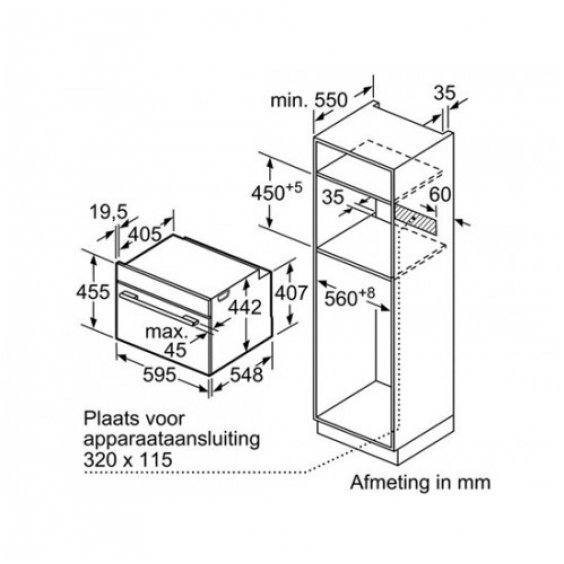 Integreeritav kompaktahi Bosch (mikrolainefunktsiooniga), CMG633BB1 Internetist