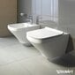 Seinale paigaldatav WC pott Duravit DuraStyle Rimless aeglaselt liikuva kaanega, 45510900A1 hind ja info | WС-potid | kaup24.ee