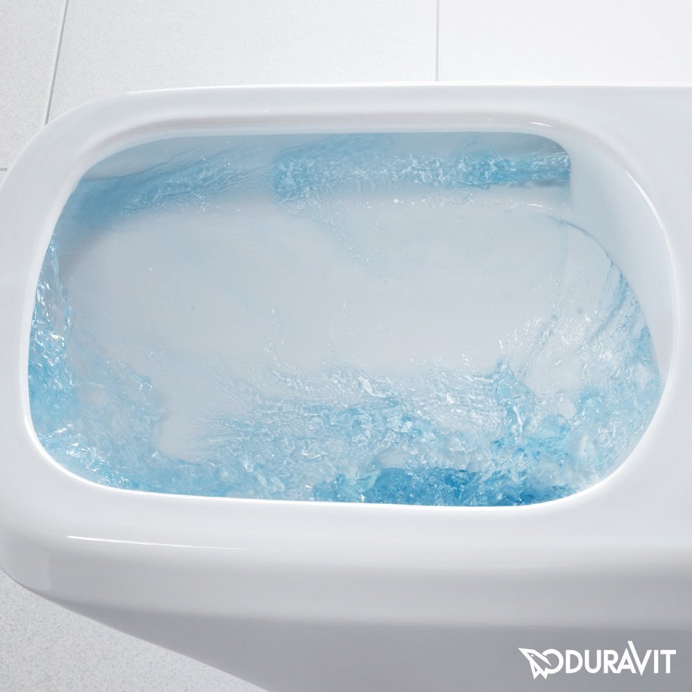 Seinale paigaldatav WC pott Duravit DuraStyle Rimless aeglaselt liikuva kaanega, 45510900A1 hind ja info | WС-potid | kaup24.ee