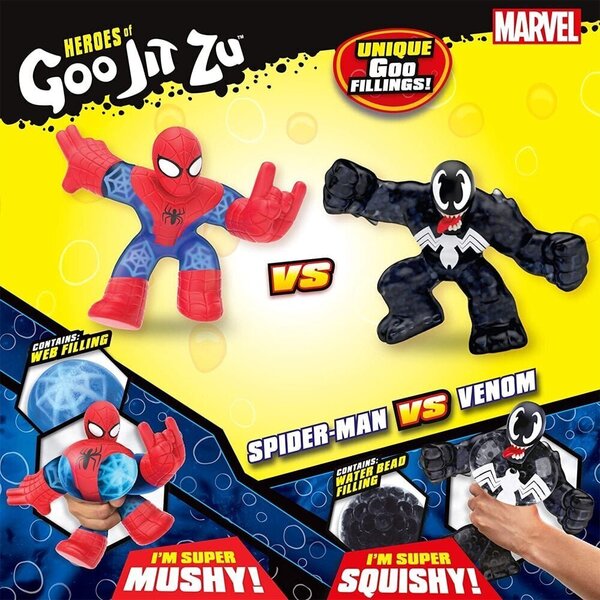 Figuuride komplekt Goo Jit Zu Marvel: Spiderman and Venom hind | kaup24.ee