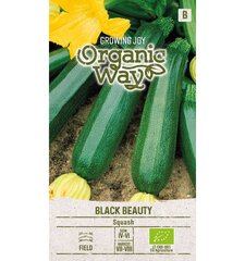 Цукини Black Beauty Organic Way, 1.0 г цена и информация | Семена овощей, ягод | kaup24.ee