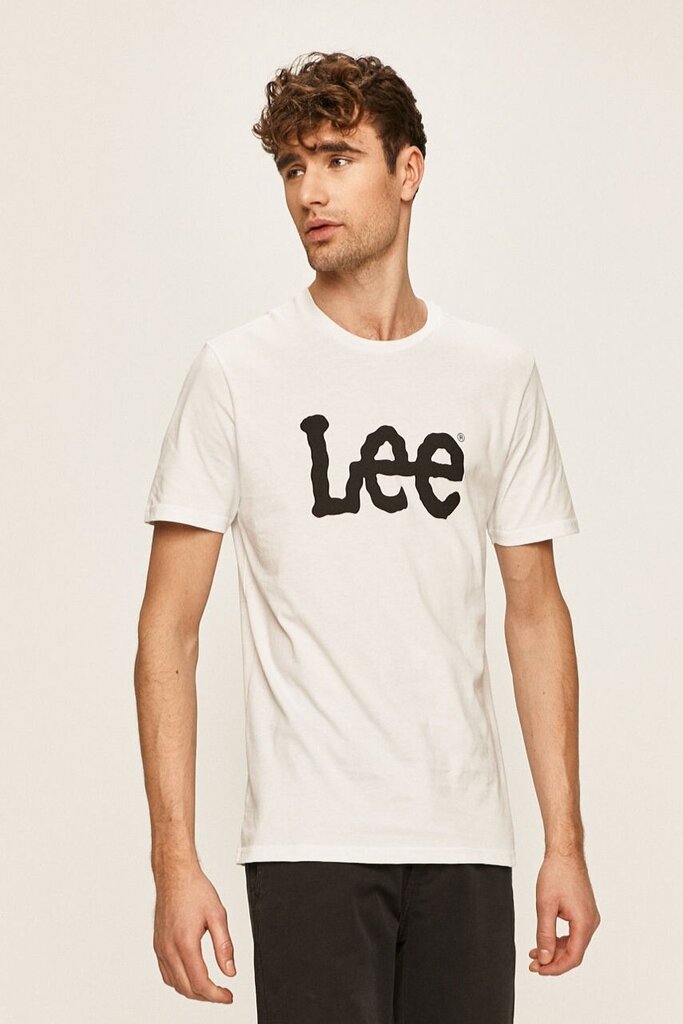 Meeste T-särk Lee, valge hind ja info | Meeste T-särgid | kaup24.ee