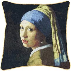 Декоративная наволочка на подушку Signare Girl With Pearl Earring цена и информация | Декоративные подушки и наволочки | kaup24.ee