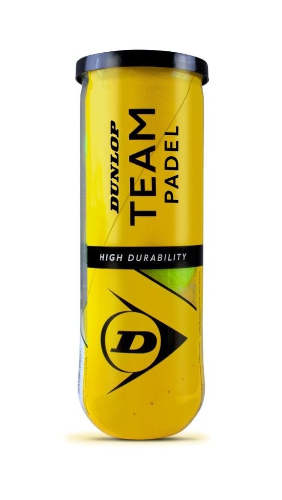 Tennisepallid DUNLOP TEAM Padel 3pet hind ja info | Välitennise tooted | kaup24.ee