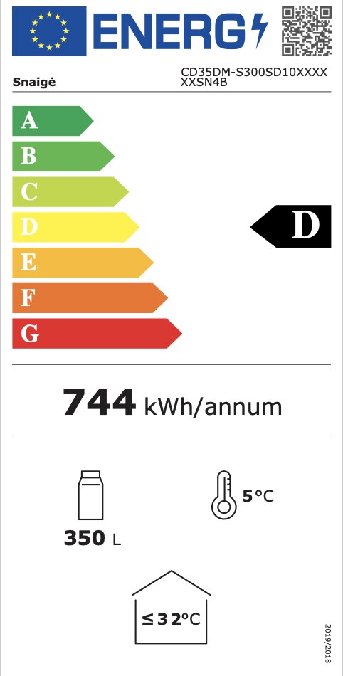 Snaige CD35DM-S300SD10 hind ja info | Veinikülmikud | kaup24.ee