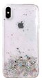 Силиконовый чехол Fusion Glue Glitter Back Case для Apple iPhone 12 Pro Max, прозрачный