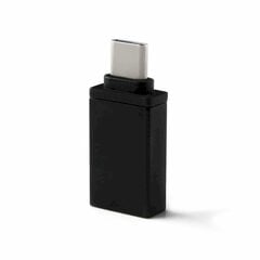 Универсальный OTG Адаптер Fusion Type-C на USB 3.0 подключение, черный цена и информация | Адаптер Aten Video Splitter 2 port 450MHz | kaup24.ee