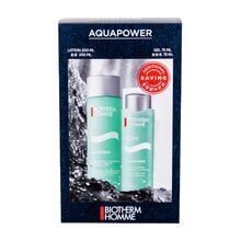 Набор для мужчин Biotherm Aquapower Homme: лосьон после бритья 200 мл + крем для лица 75 мл цена и информация | Косметика и средства для бритья | kaup24.ee