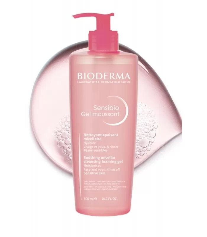 Puhastav näogeel Bioderma Sensibio 500 ml цена и информация | Näopuhastusvahendid | kaup24.ee