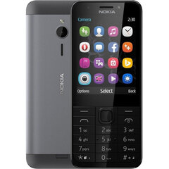 Nokia 230 Dark Silver kaina ir informacija | Telefonid | kaup24.ee