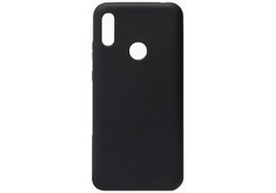 Telefoniümbris Evelatus Soft Touch Silicone Case, telefonile Huawei Y6S, must hind ja info | Telefoni kaaned, ümbrised | kaup24.ee