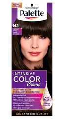 Kreemjas juuksevärv Schwarzkopf Palette Intensive Color, N2 Dark Brown цена и информация | Краска для волос | kaup24.ee