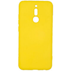 Telefoniümbris Evelatus Soft Touch Silicone Case, telefonile Xiaomi Redmi 8, kollane hind ja info | Telefoni kaaned, ümbrised | kaup24.ee