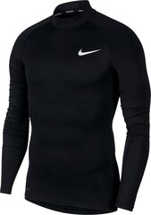 Activewear top Mehed Nike Pro LS Tight Mock, Must цена и информация | Мужское термобелье | kaup24.ee