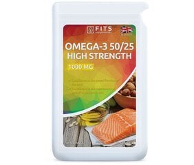 Toidulisand Omega-3 High Strength EPA 500 mg DHA 250 mg 90 õlikapslit hind ja info | Muud toidulisandid ja preparaadid | kaup24.ee