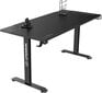 Mängurilaud Ultradesk Momentum, must цена и информация | Arvutilauad, kirjutuslauad | kaup24.ee