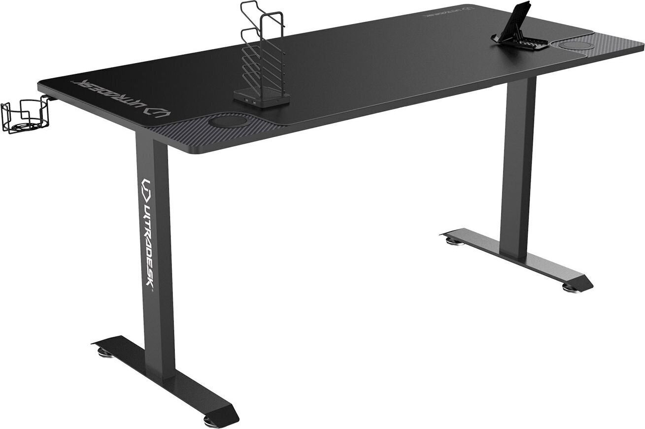 Mängurilaud Ultradesk Momentum, must цена и информация | Arvutilauad, kirjutuslauad | kaup24.ee