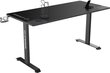 Mängurilaud Ultradesk Momentum, must hind ja info | Arvutilauad, kirjutuslauad | kaup24.ee