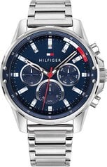 Tommy Hilfiger мужские часы Mason 1791788, цвет серебра цена и информация | Мужские часы | kaup24.ee