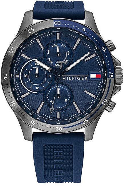 Meeste käekell Tommy Hilfiger Bank 1791721 цена и информация | Meeste käekellad | kaup24.ee