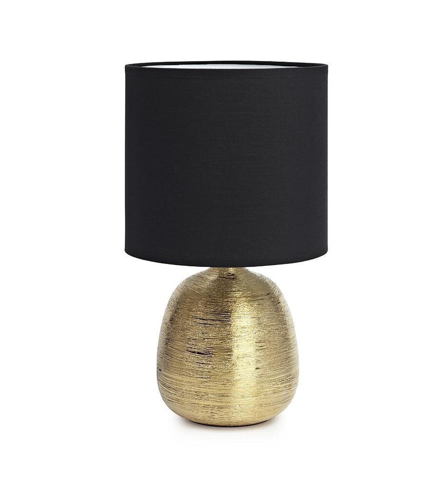 Lamp Oscar, must/kuldne цена и информация | Laualambid | kaup24.ee