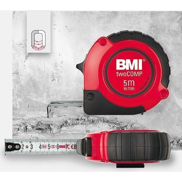 Magnetiga mõõdulint BMI twoCOMP (5 m) hind ja info | Käsitööriistad | kaup24.ee