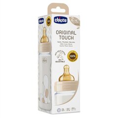 Бутылочка для кормления Chicco Original Touch коричневая, 2 мес. + 250 мл цена и информация | Бутылочки и аксессуары | kaup24.ee