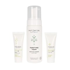 Komplekt Madara Become Organic Deep Moisture Starter: pesuvaht, 150 ml + niisutaja, 25 ml + öökreem, 25 ml hind ja info | Näopuhastusvahendid | kaup24.ee