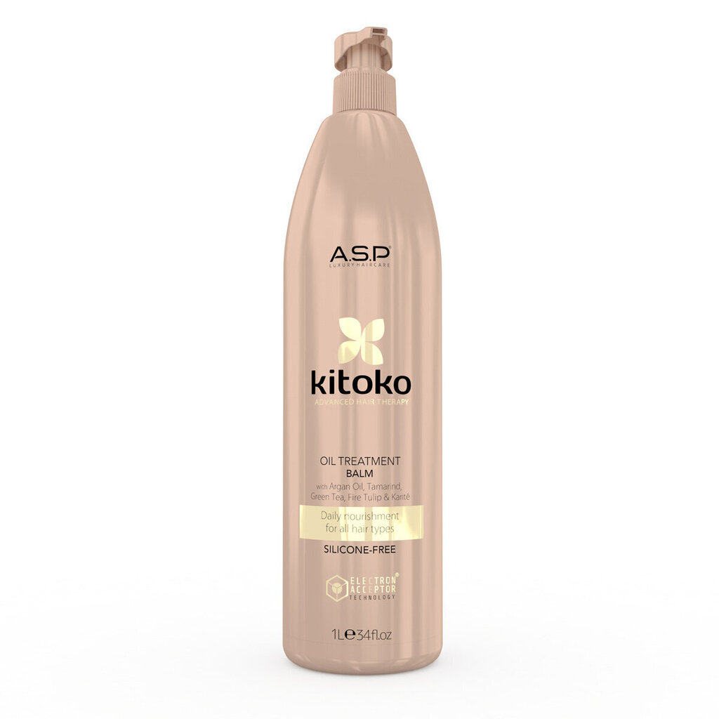 Niisutav ja taastav palsam Kitoko Oil Treatment 1000ml hind ja info | Juuksepalsamid | kaup24.ee