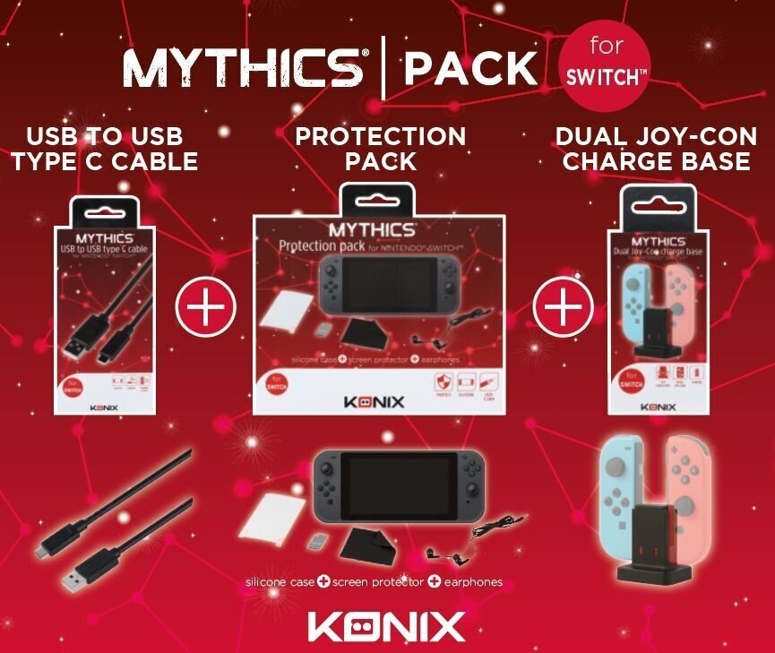 Konix Mythics Pack Switch цена и информация | Mängupuldid | kaup24.ee