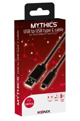 Konix Mythics Charge and Sync, USB Type-C, 2 m цена и информация | Borofone 43757-uniw | kaup24.ee