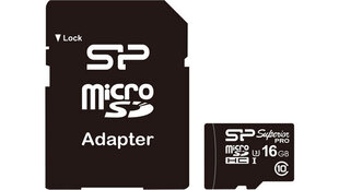 Silicon Power SP016GBSTHDU3V10 MicroSD 16GB цена и информация | Silicon Power Мобильные телефоны, Фото и Видео | kaup24.ee